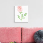 Rose Leinwanddruck (Insitu (Wohnzimmer))
