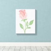 Rose Leinwanddruck (Insitu (Holzboden))