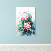 Rose Leinwanddruck (Insitu (Holzboden))