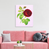 Rose Leinwanddruck (Insitu (Wohnzimmer))