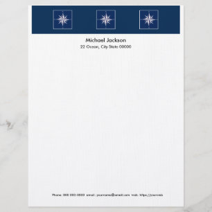 Rose Letterhead Stationery Briefbogen