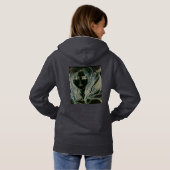 Rose Liebe Design Romance Hoodie (Schwarz voll)