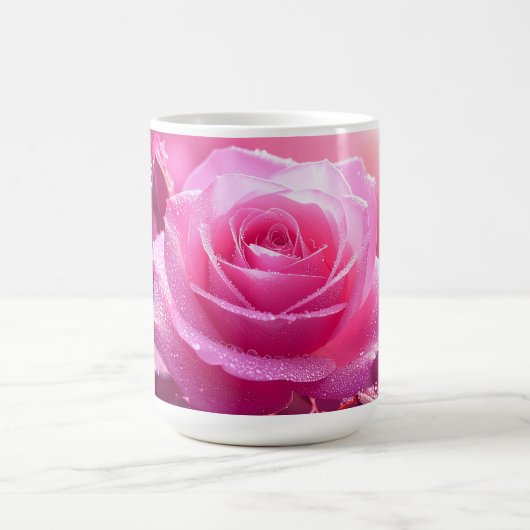 Rose Liebe Kaffeetasse (Mittel)