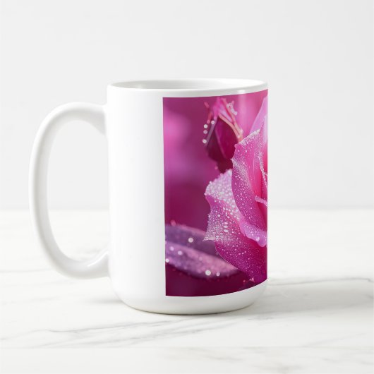 Rose Liebe Kaffeetasse (Links)
