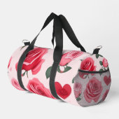 Rose Liebe Moderne Vintage Sammlung Duffle Bag (Rechte Ecke)