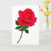 Rose Liebe Sie begrüßen Karte (Gelbe Blume)