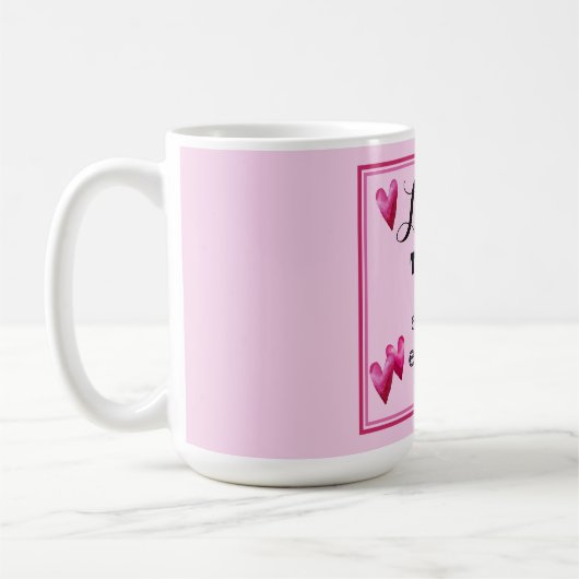Rose - Liebe Sie zweimal so viel Kaffeetasse (Links)