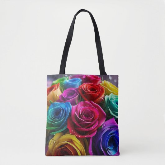 Rose 🌈 Liebe Tasche (Vorderseite)