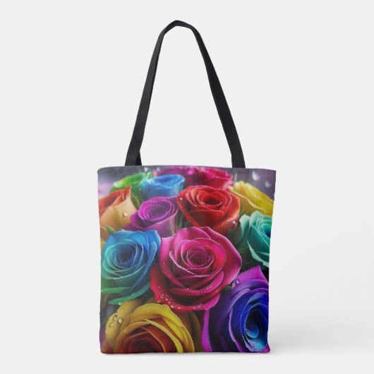 Rose 🌈 Liebe Tasche (Rückseite)