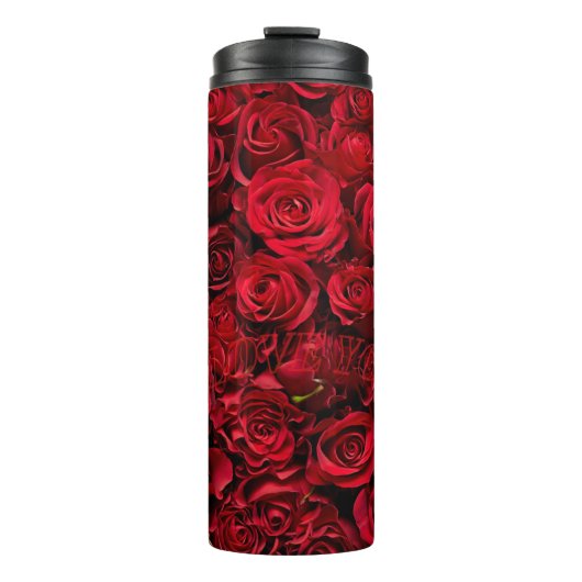 Rose Liebe Thermosbecher (Vorderseite)