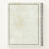 Rose Life mit Liebe Notebook - Blumengarm! Notizblock (Rückseite)