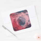 Rose Light I Quadratischer Aufkleber (Umschlag)