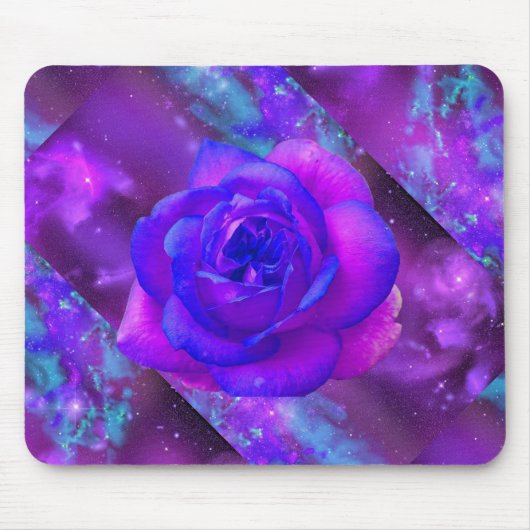 Rose lila Mousepad (Vorne)