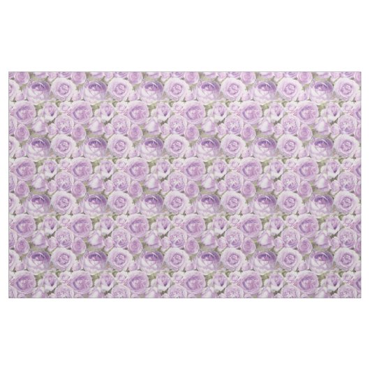 Rose Lila Muster Stoff (Fat Quarter (45,7 x 55,9 cm))