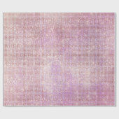 Rose Lila Spark Bridal Blush 16. Hochzeit Geschenkpapier (Flach)