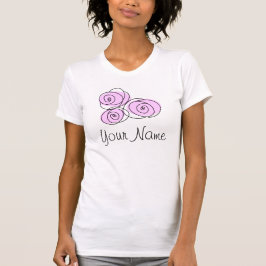 Rose Lilac Bouquet "Name" T - Shirt