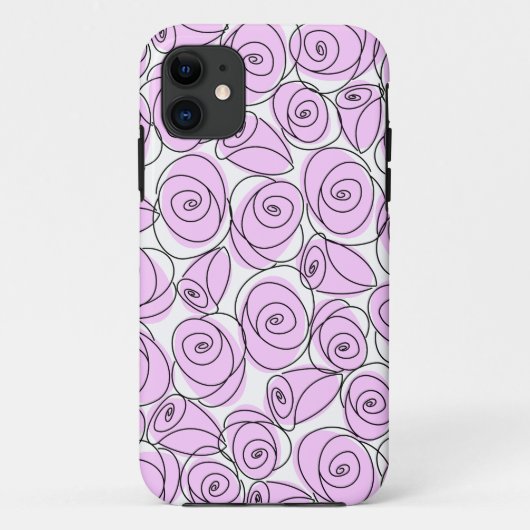 Rose Lilac iPhone Gehäuse Case-Mate iPhone Hülle (Rückseite)