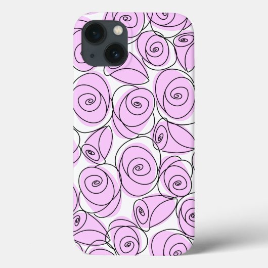 Rose Lilac iPhone Gehäuse Case-Mate iPhone Hülle (Rückseite)