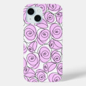 Rose Lilac iPhone Gehäuse Case-Mate iPhone Hülle (Rückseite)