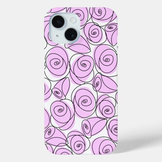 Rose Lilac iPhone Gehäuse Case-Mate iPhone Hülle (Rückseite)
