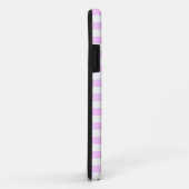 Rose Lilac Monogram Stripe iPhone Gehäuse vertikal Case-Mate iPhone Hülle (Hinten/Rechts)