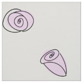 Rose Lilac Multi große Mustergewebe Stoff (Muster)