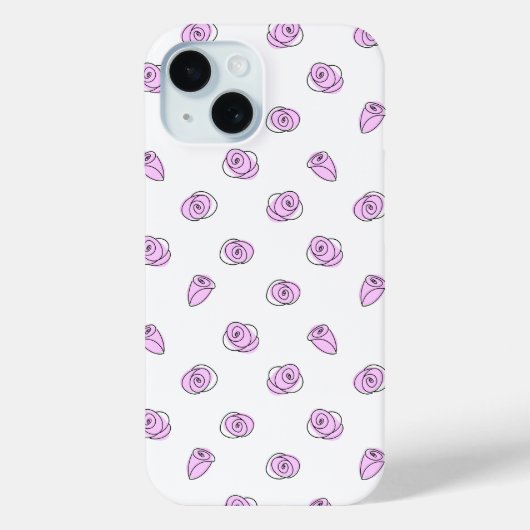 Rose Lilac Multi iPhone Gehäuse Case-Mate iPhone Hülle (Rückseite)