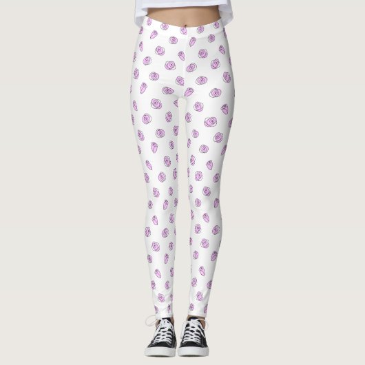 Rose Lilac Multi Leggings (Vorderseite)