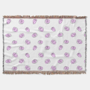 Rose Lilac Multi-Wurfdecke Decke