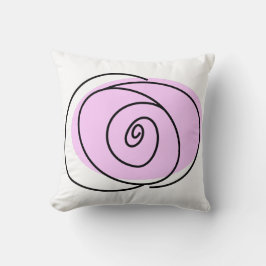 Rose Lilac Single Square Kissen