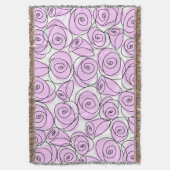 Rose Lilac werfen Decke (Vorderseite Vertikal)