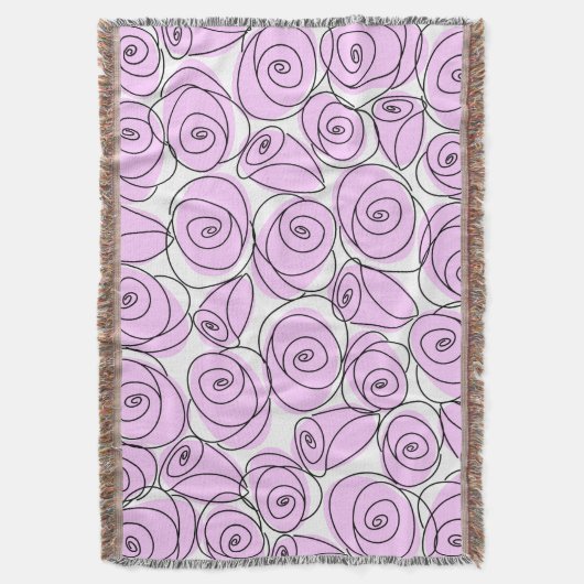 Rose Lilac werfen Decke (Vorderseite Vertikal)