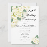 Rose | Lily Floral Party zum 15. Hochzeitstag