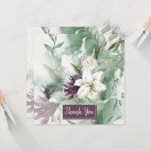 Rose, Lily, Magnolia Karte (Vorderseite/Rückseite Beispiel)