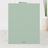 Rose, Lily, Magnolia Karte (Rückseite)