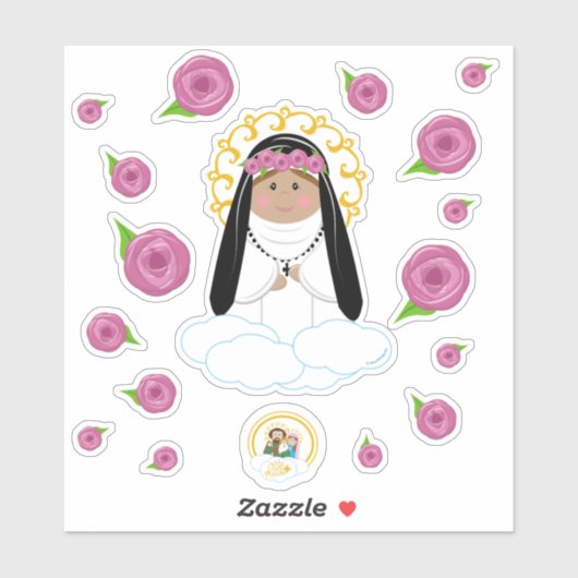 Rose Lima Aufkleber (Blatt)