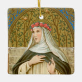 Rose Lima (BK 020) Keramikornament (Vorderseite)