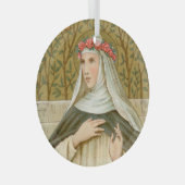 Rose Lima (BK 020) Ornament Aus Glas (Vorderseite Rechts)