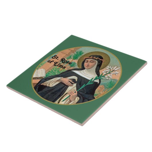 Rose Lima (Detail; K 48) Fliese (Seite)