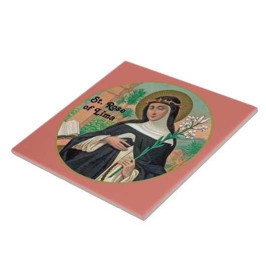 Rose Lima (Detail; K 48) Fliese (Seite)