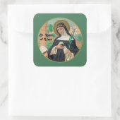 Rose Lima (Detail; K 48) Quadratischer Aufkleber (Tasche)