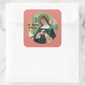 Rose Lima (Detail; K 48) Quadratischer Aufkleber (Tasche)