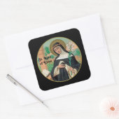 Rose Lima (Detail; K 48) Quadratischer Aufkleber (Umschlag)