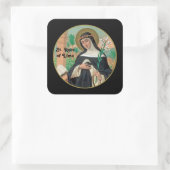 Rose Lima (Detail; K 48) Quadratischer Aufkleber (Tasche)