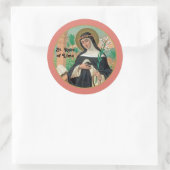 Rose Lima (Detail; K 48) Runder Aufkleber (Tasche)