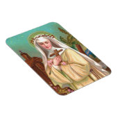 Rose Lima durch Nacht (M 024) Magnet (Rechte Seite)