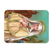 Rose Lima durch Nacht (M 024) Magnet (Horizontal)