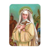 Rose Lima durch Nacht (M 024) Magnet (Vertikal)