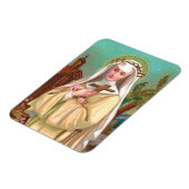 Rose Lima durch Nacht (M 024) Magnet (Linke Seite)