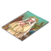 Rose Lima durch Nacht (M 024) Notizblock (Linke Seite)